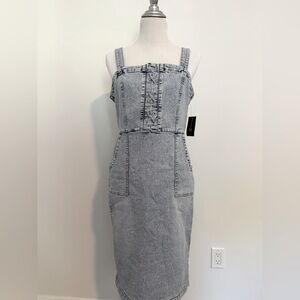NEW w/Tags INC Women's Gray Denim Dress Size 12